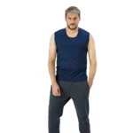 زیرپوش مردانه آستین حلقه ای یقه گرد رنگی - تصویر 3