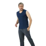 زیرپوش مردانه آستین حلقه ای یقه گرد رنگی - تصویر 4