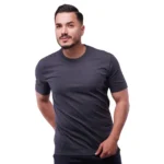 تیشرت مردانه یقه گرد یکرو رنگی - تصویر 5